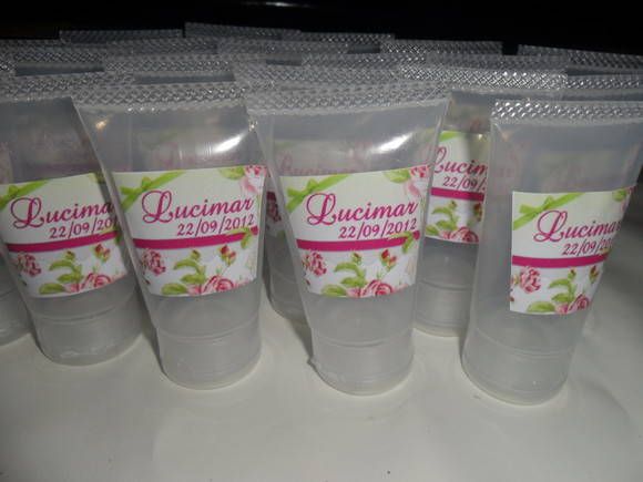 Mini Bisnaga Plástica Flip-Top Personalizada